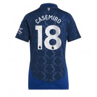 Dres Manchester United Casemiro #18 Preč pre Ženy 2024-25 Krátky Rukáv